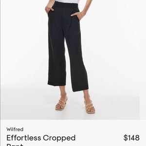 Aritzia effortless cropped size small